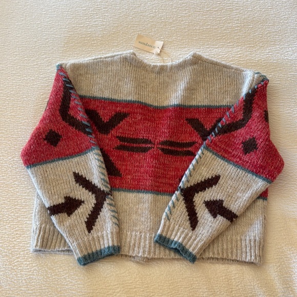 Sundance Wool Blend Cardigan Sweater SZ Medium - Picture 2 of 5